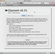 Glazoom's about page